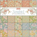 Tissu Patchwork Tilda Songbird, Lot de 20 Fat Eights