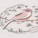 Kit Broderie  L'Oiseau des Beaux Jours