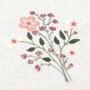 Kit Broderie - Bouquet Poudré