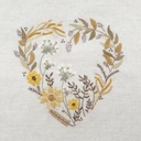 Kit Broderie - Coeur n°8 Soleil d'Or - Easy Custo