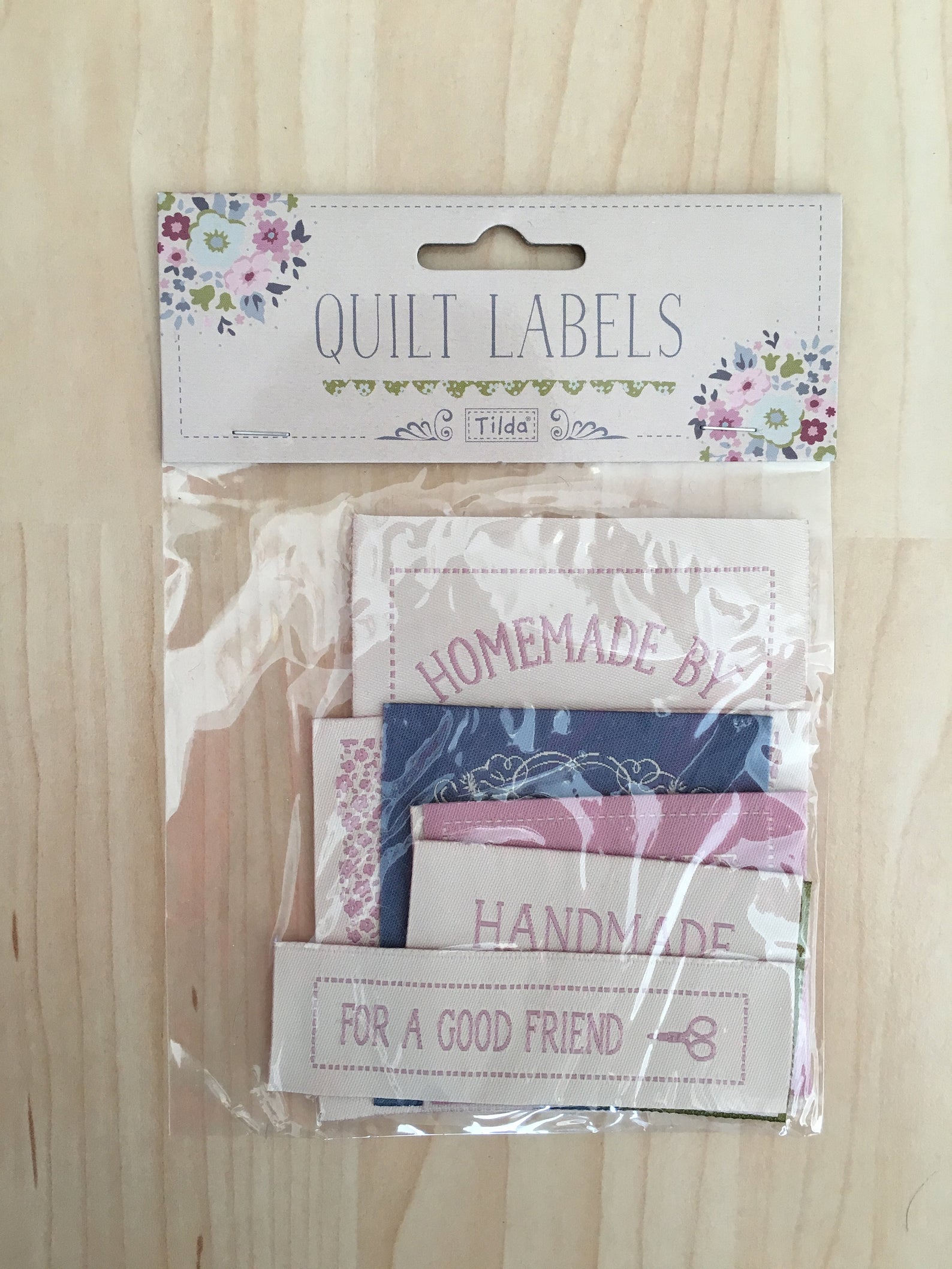 Tilda Quilt Labels Rose