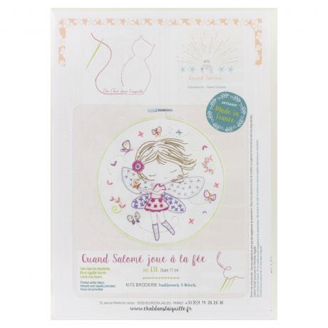 Kit Broderie "Quand Salomé joue à la fée"