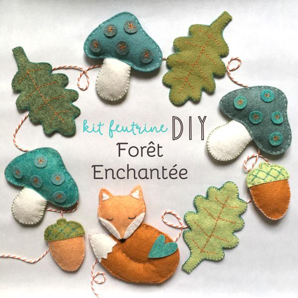 Kit Feutrine Forêt Enchanté