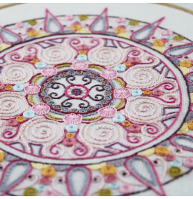 Kit Broderie &quot;Mandala n°5&quot;
