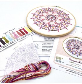 Kit Broderie &quot;Mandala n°5&quot;