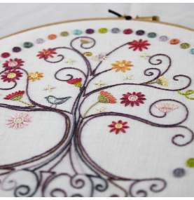 Kit Broderie &quot;Zen - Arbre de Vie n°7&quot;