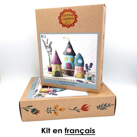 Kit Créatif Feutrine Les Maisons Lavandes