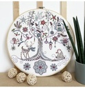 Kit Broderie "Mon Arbre de Vie d'Hiver"