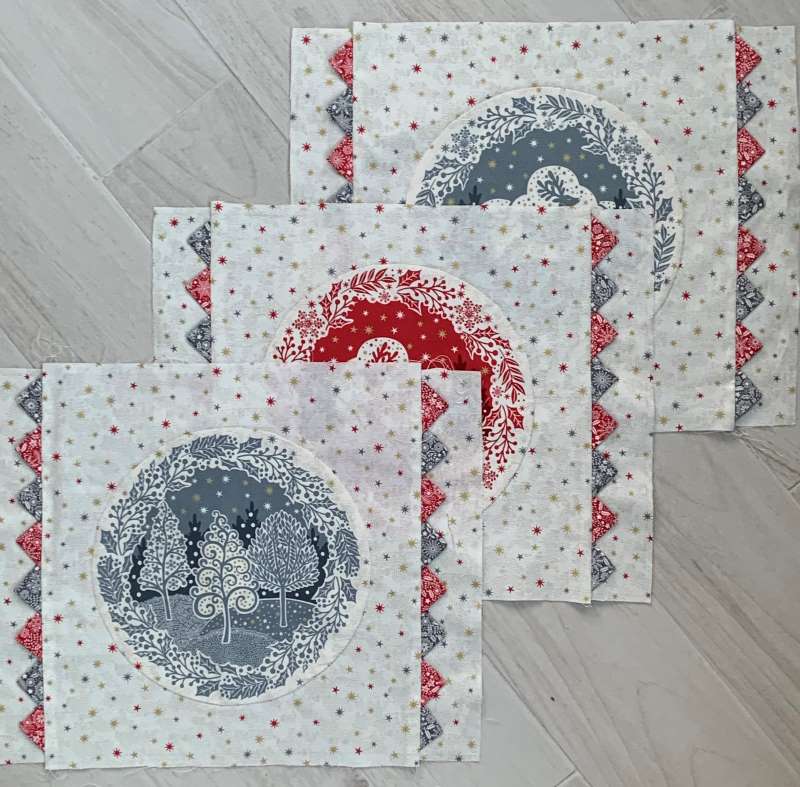 Tutoriel Patchwork Noël Chemin & Set de Table Scandi