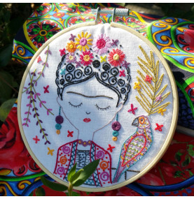 Kit de Broderie - &quot;Jolie Frida&quot;