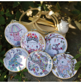 Kit de Broderie - &quot;Jolie Frida&quot;