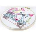 Kit Broderie "Balade à Scooter"