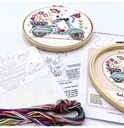 Kit Broderie "Balade à Scooter"