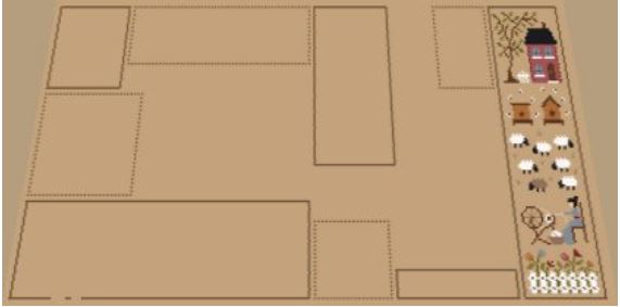 Modèle Points Comptés - Histoire de Moutons 4