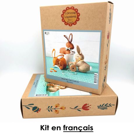 Kit Créatif Feutrine Trois Petits Lapins
