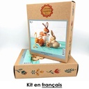 Kit Créatif Feutrine Trois Petits Lapins