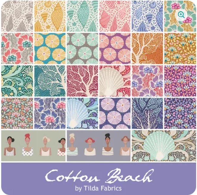 Tilda Cotton Beach - Assortiment de 20 Fat Quarter