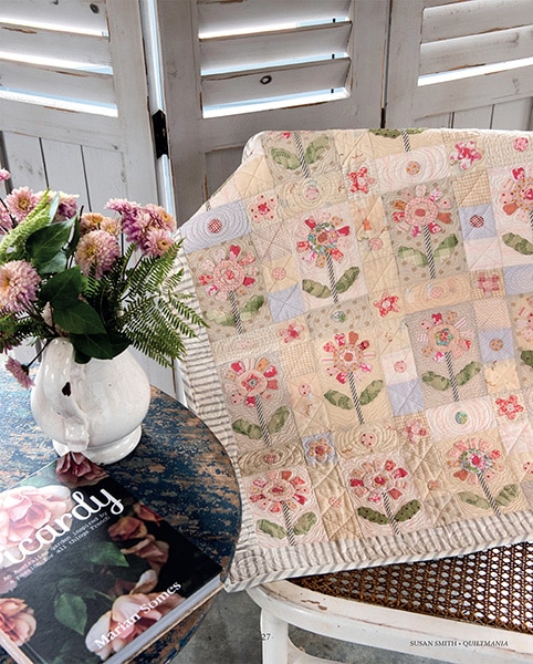 Livre Patchwork "Quilts Somewhat in the Middle" Susan Smith