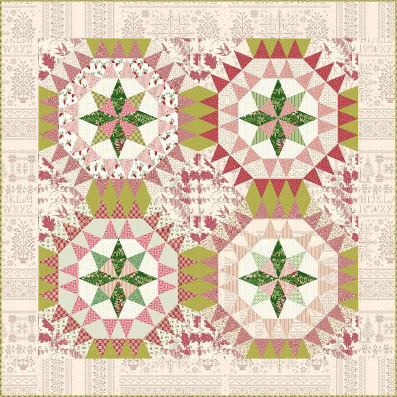 Gabarit Montana Mystery Quilt 2022 Edyta Sitar