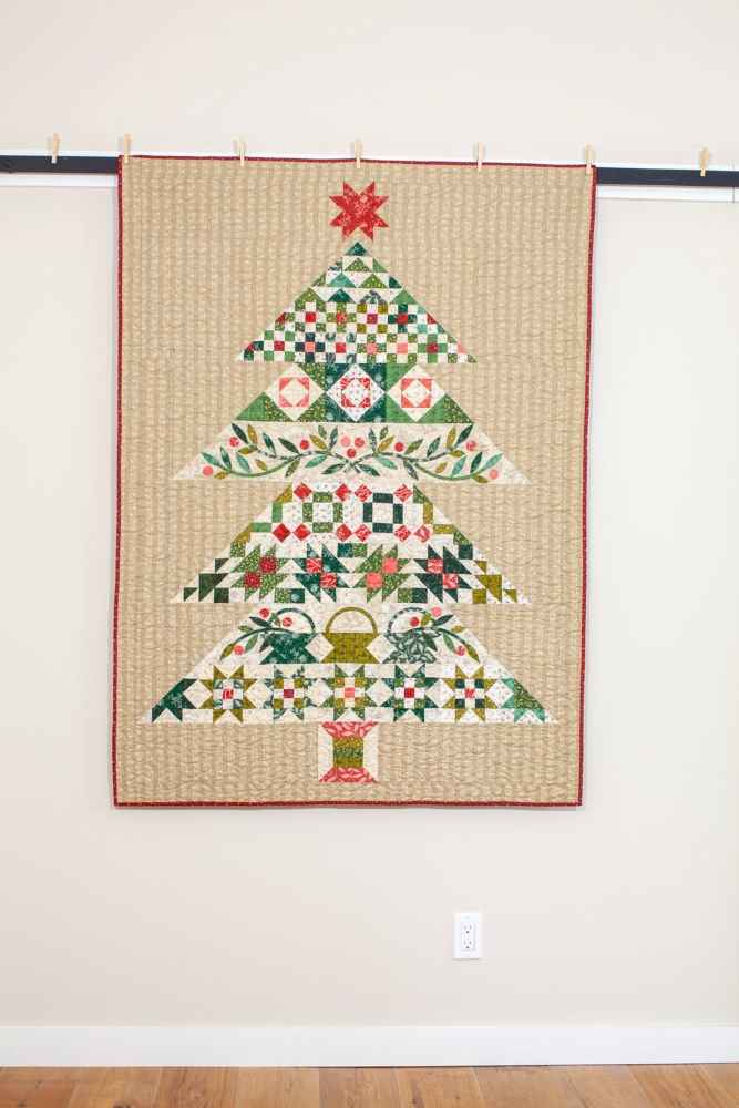 Modèle Patchwork Tannenbaum Edyta Sitar