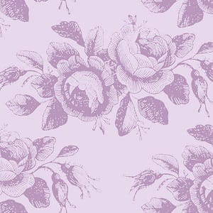 Tissu Patchwork Tilda Old Roses, Mary Lilas Mist
