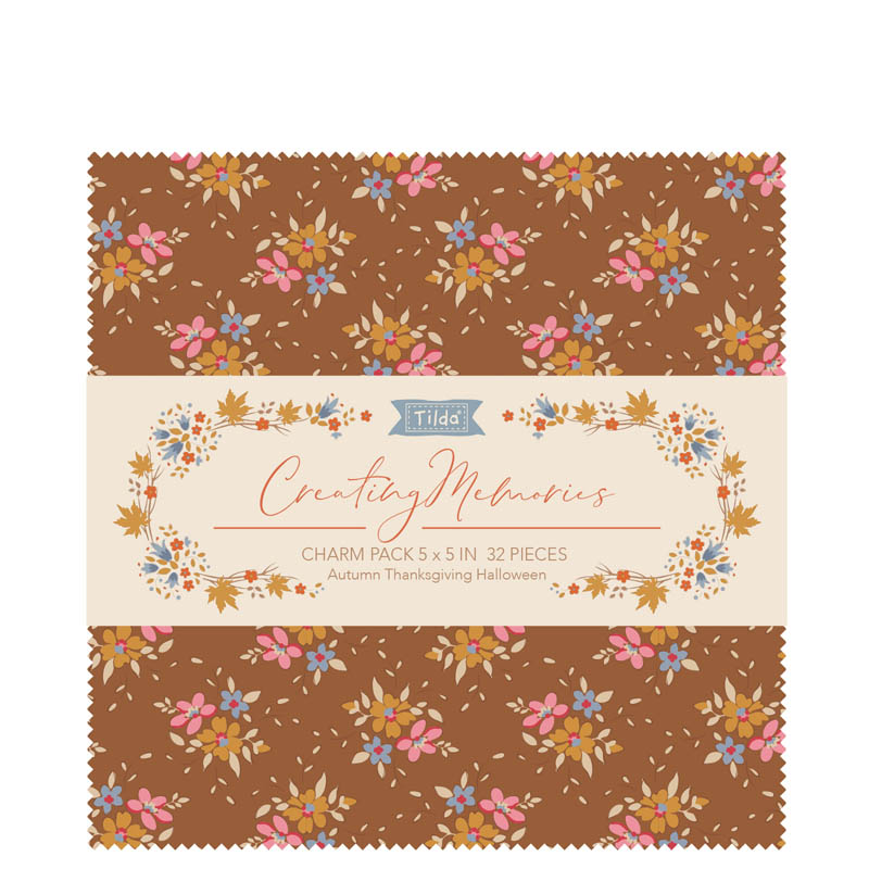 Tilda Creating Memories - Charmpack Autumn  Thanksgiving