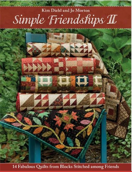 Livre Patchwork "Simple Friendships II " Jo Morton - Kim Diehl