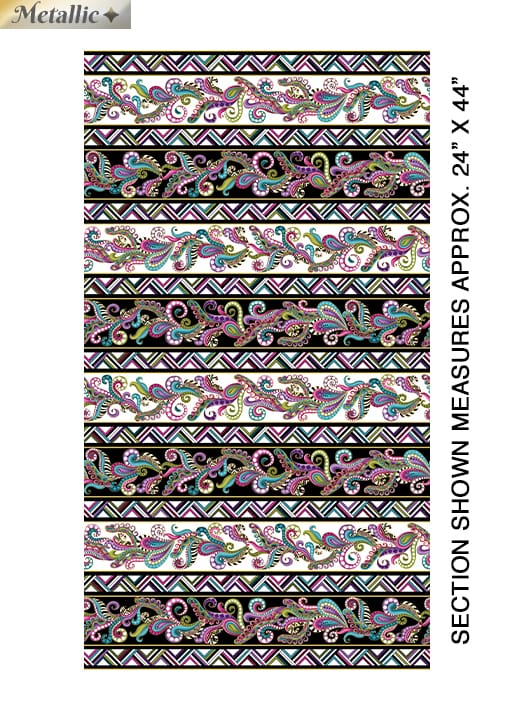 Tissu Patchwork Dog on It, Carnival Strip