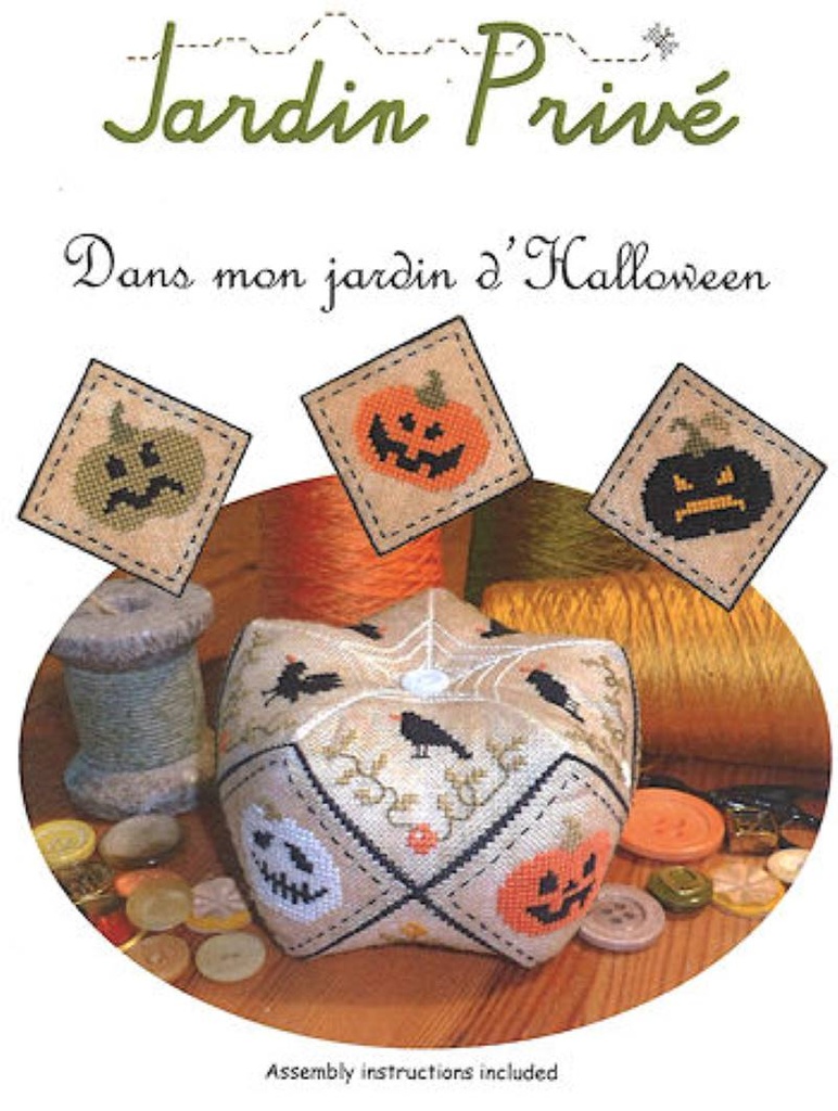 Modèle Points Comptés - Dans mon Jardin d'Halloween