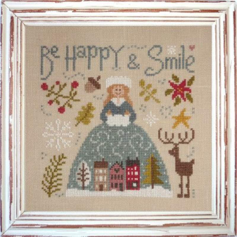 Modèle Points Comptés - Be Happy & Smile