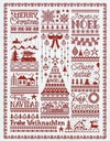 Modèle Points Comptés - Frises de Noël