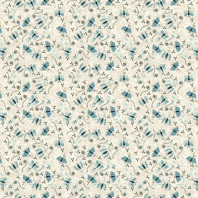 Tissu Patchwork Something Blue, Something Borrowed Col. 105, Coupon