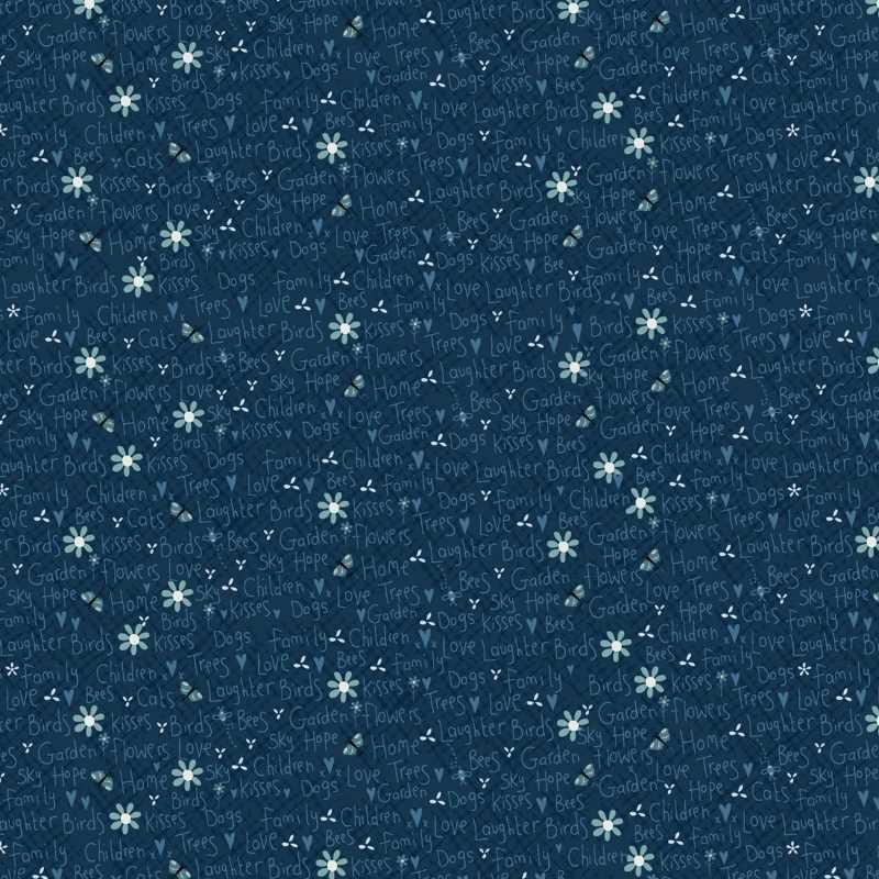 Tissu Patchwork Something Blue, Something Borrowed Col. 110, Coupon