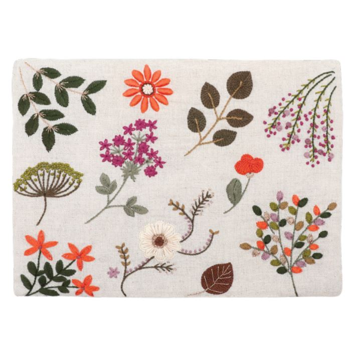 Kit Broderie "Pochette Fleurie Constance"