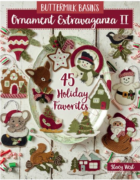 Livre Patchwork "Ornament Extravaganza II " Buttermilk Basin