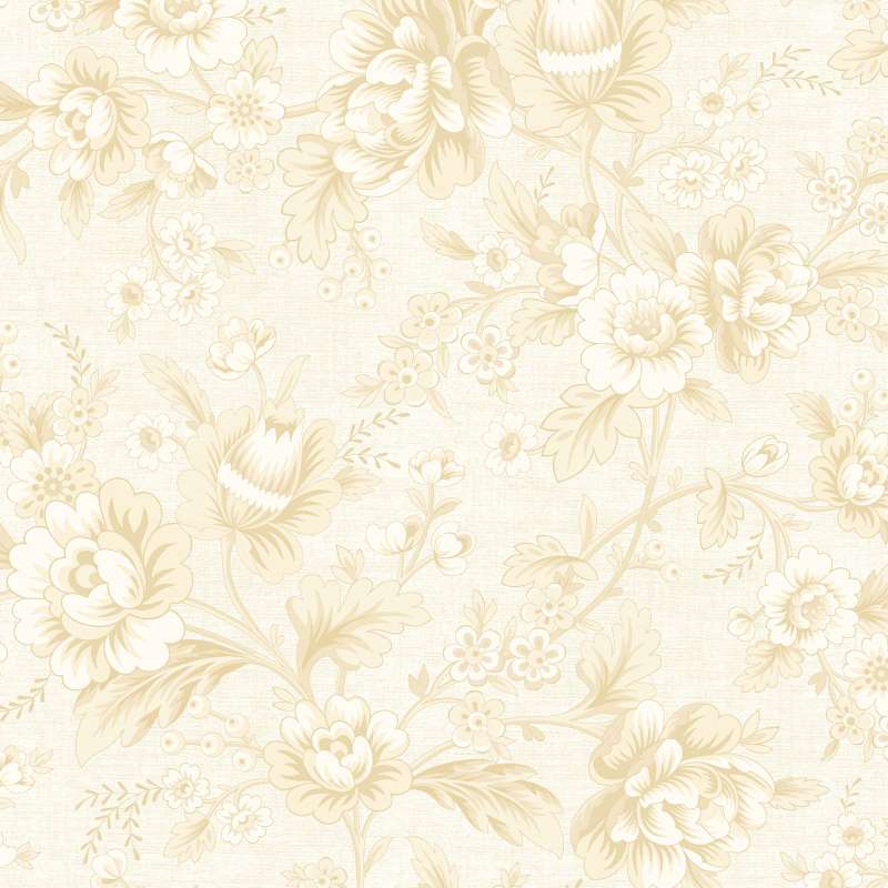 Tissu Patchwork Pebbles "Dahlia Vanille", Coupon