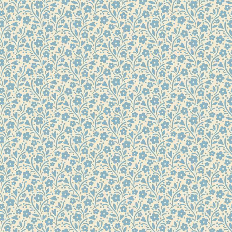 Tissu Patchwork Cosy House "Maries Garden Ivory", Coupon