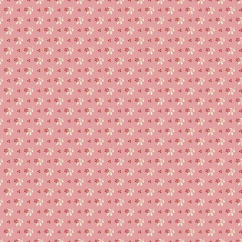 Tissu Patchwork Cosy House "Little Cutie Blush"