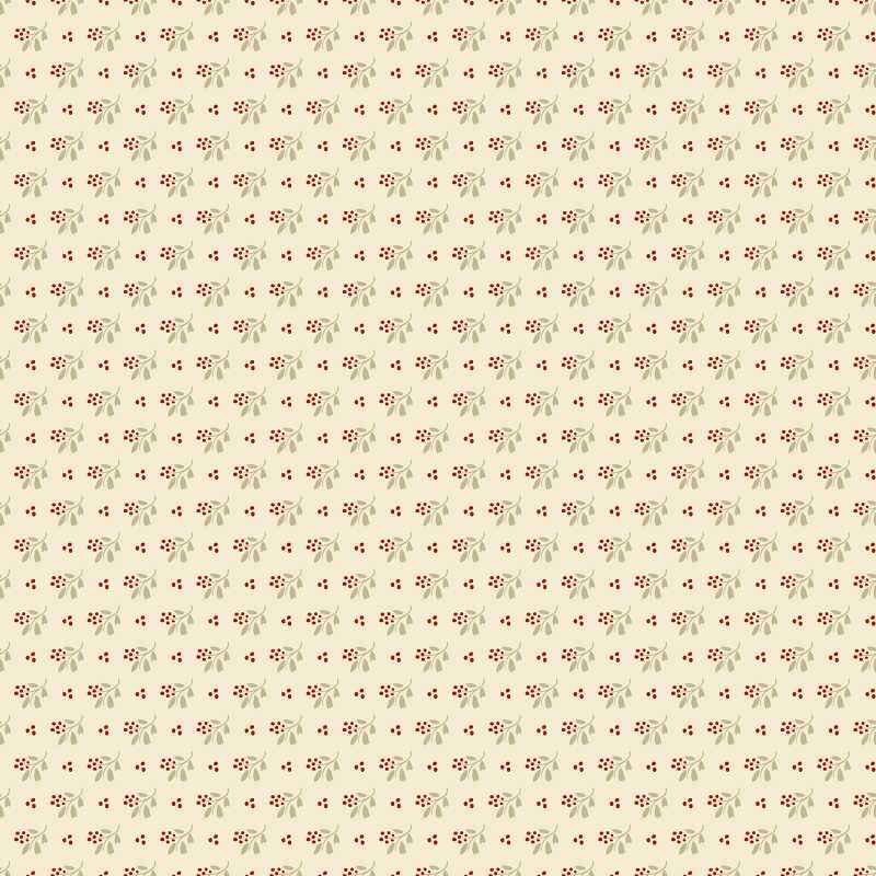 Tissu Patchwork Cosy House "Little Cutie Ivory"