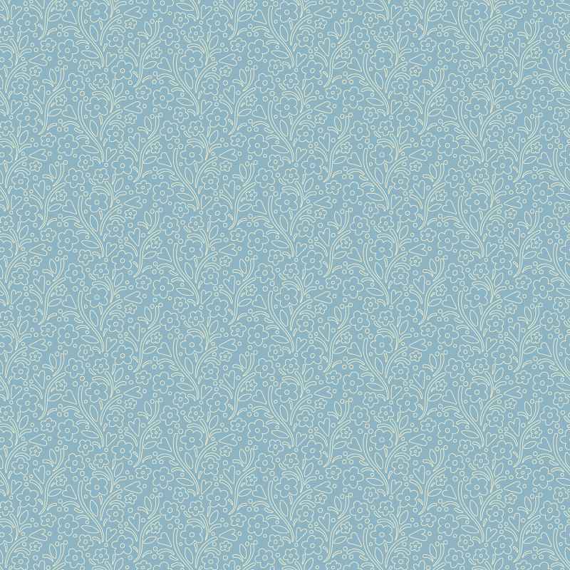 Tissu Patchwork Cosy House "Dainty Flower Ivory"