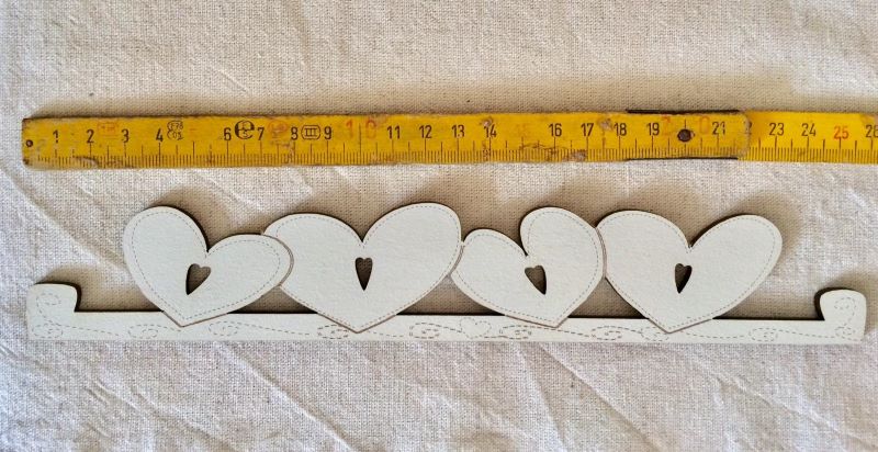 Cintre "Coeur" Crème