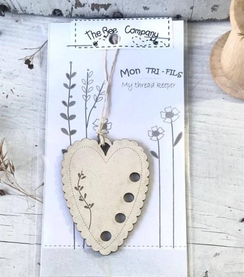 Coeur  "Tri Fils" Petit Crème