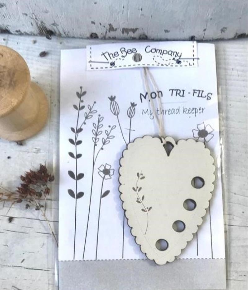 Coeur  "Tri Fils" Moyen Crème