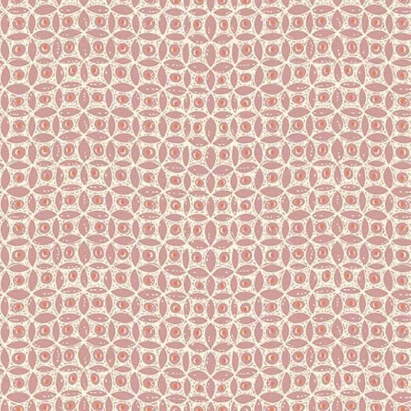 Tissu Patchwork "Simply Be" Leaf & Berry Lilac