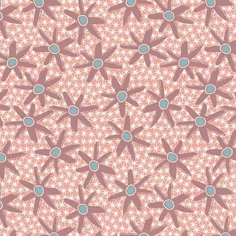 Tissu Patchwork "Simply Be" Daisy Love Pink, Coupon