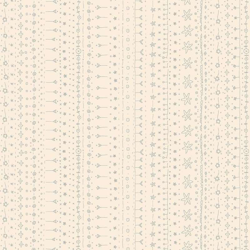 Tissu Patchwork "Simply Be" Daisy Chain Cream, Coupon