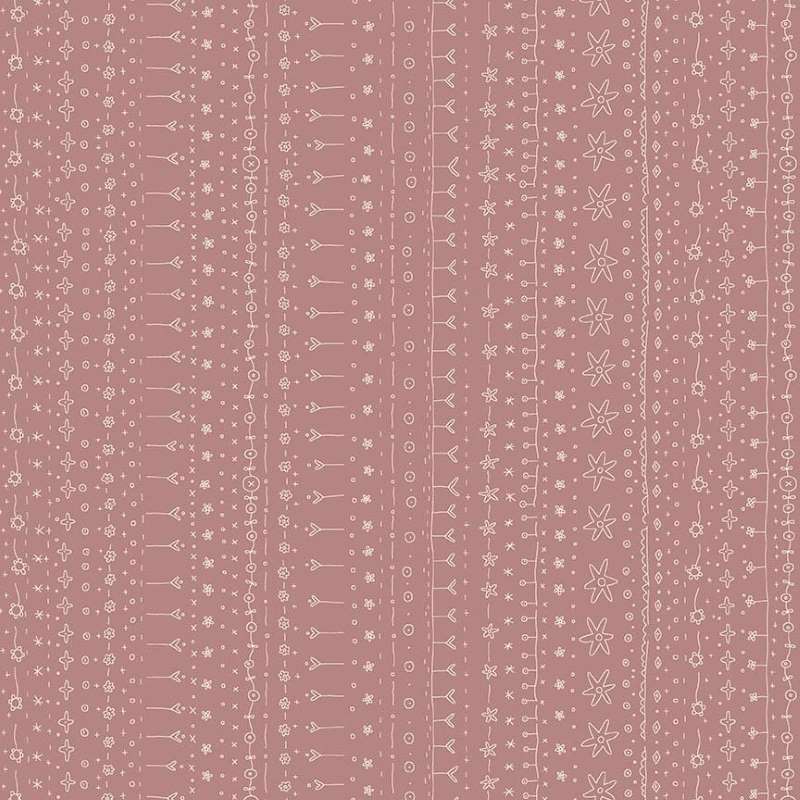 Tissu Patchwork "Simply Be" Daisy Chain Lilac
