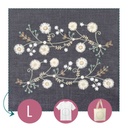 Kit Broderie - Easy Custo "Planche Fleurie Manon"