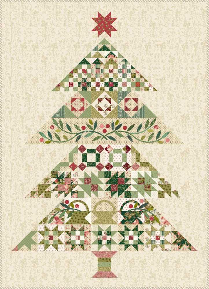 Kit Patchwork Tannenbaum Joy Edyta Sitar