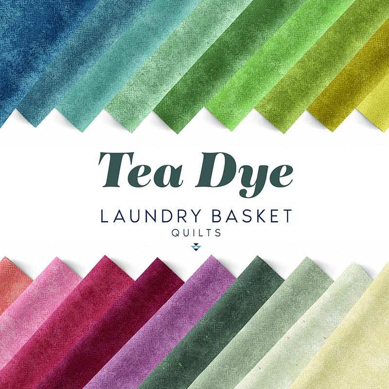 Tissu Patchwork Collection Tea Dye, 24 Coupons 50x55cm